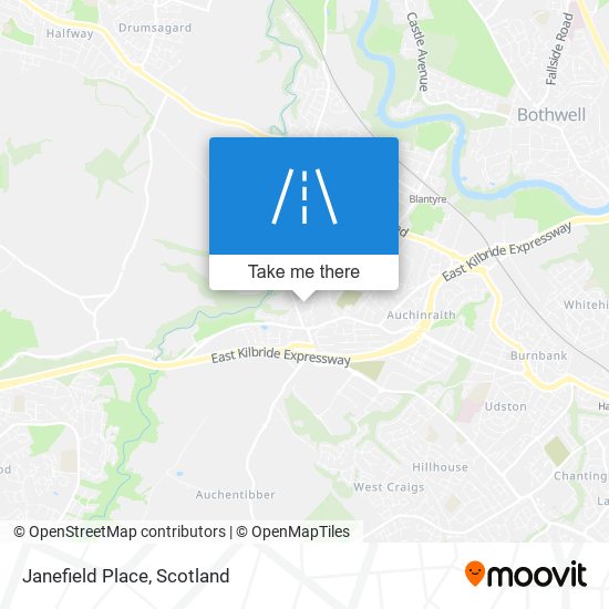 Janefield Place map