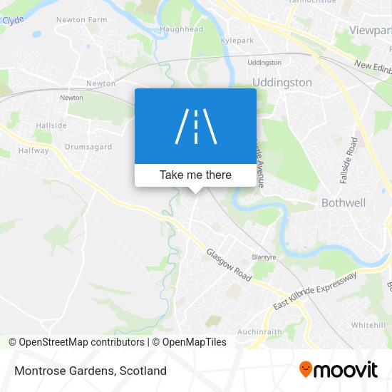 Montrose Gardens map
