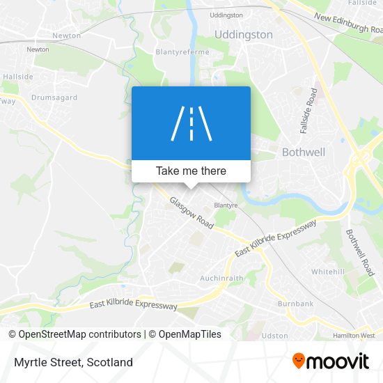 Myrtle Street map