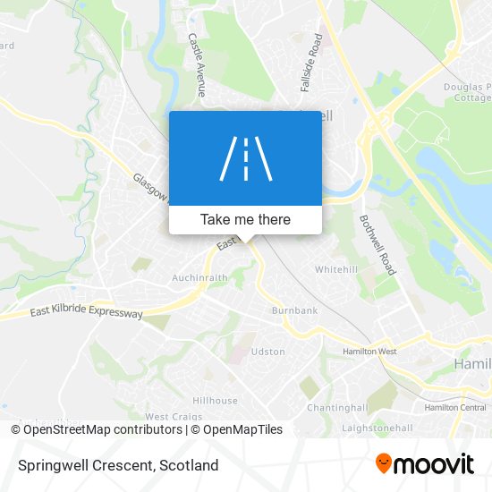 Springwell Crescent map