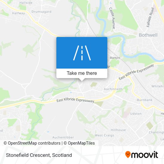 Stonefield Crescent map