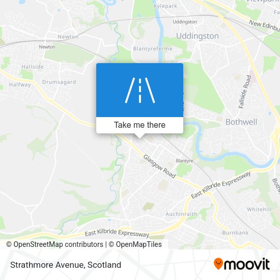 Strathmore Avenue map