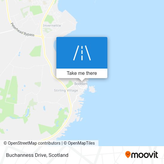 Buchanness Drive map