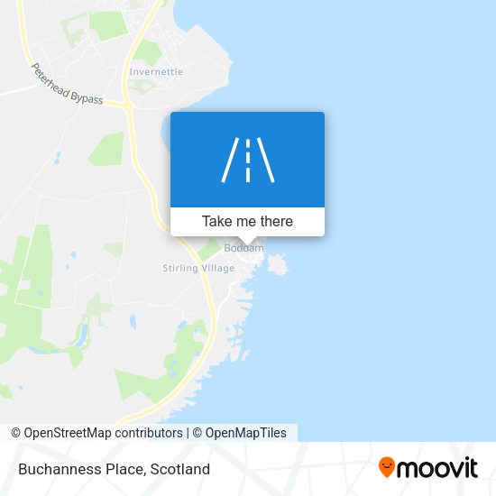 Buchanness Place map