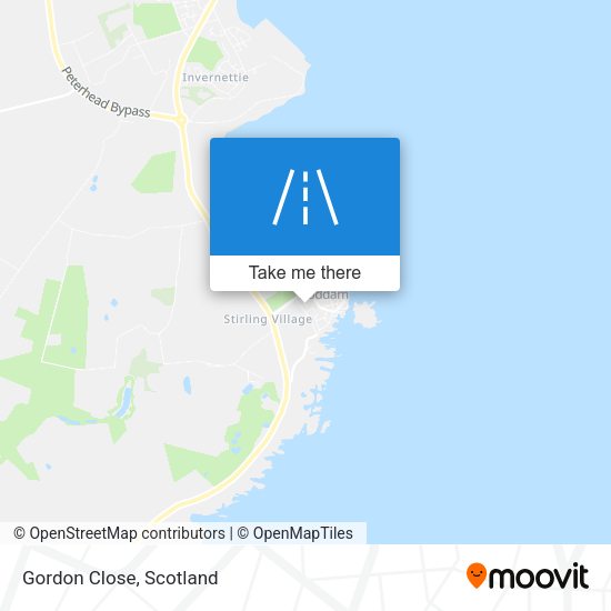 Gordon Close map