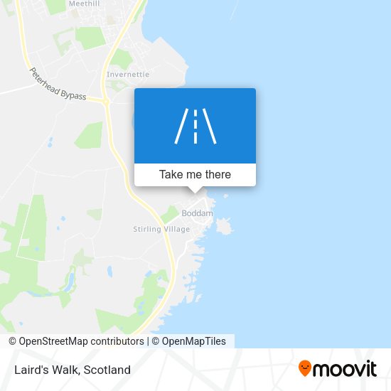 Laird's Walk map