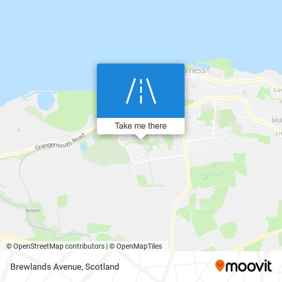Brewlands Avenue map