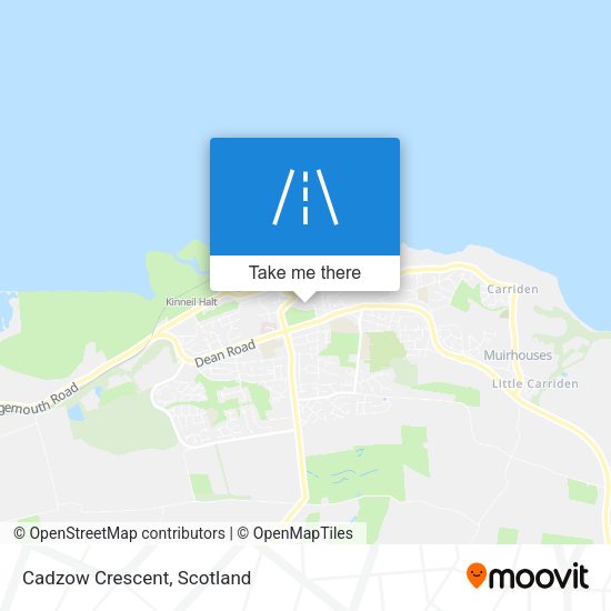 Cadzow Crescent map