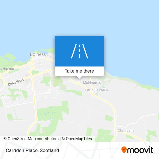 Carriden Place map