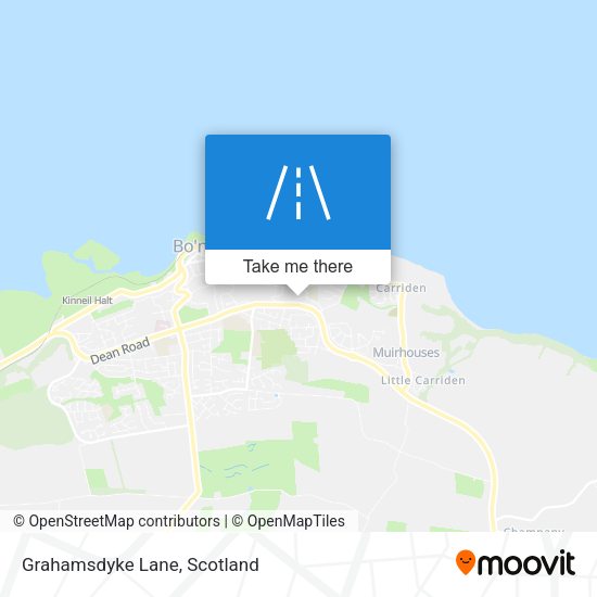 Grahamsdyke Lane map
