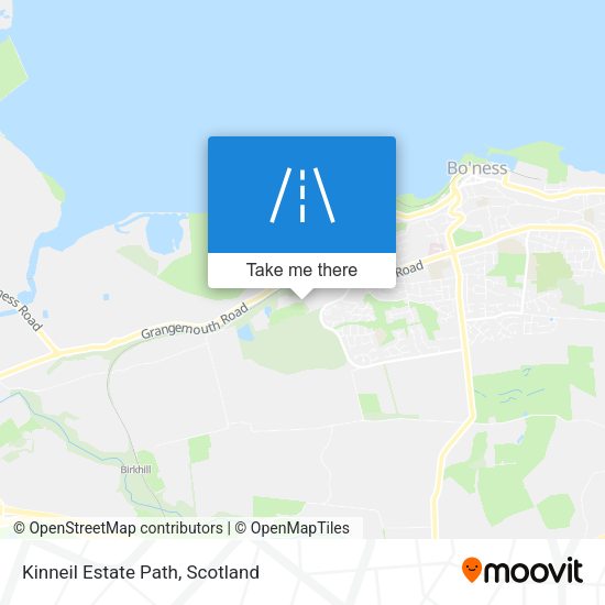 Kinneil Estate Path map