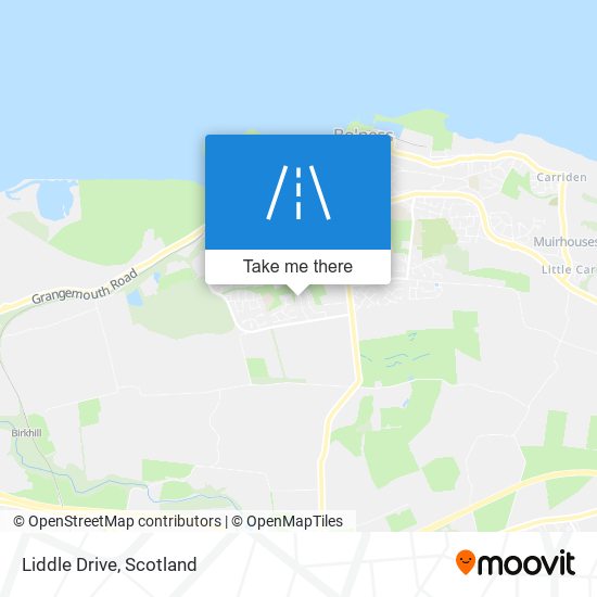 Liddle Drive map
