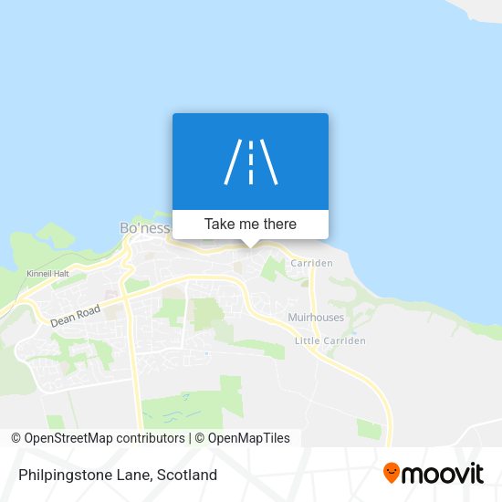 Philpingstone Lane map