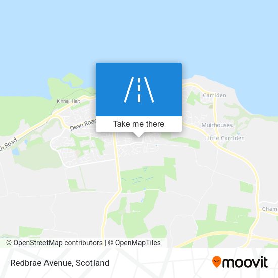 Redbrae Avenue map