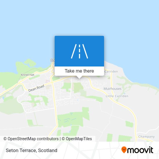 Seton Terrace map