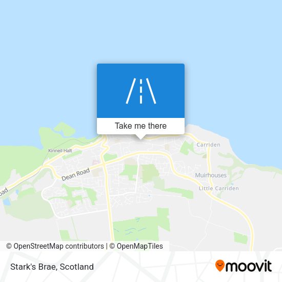 Stark's Brae map