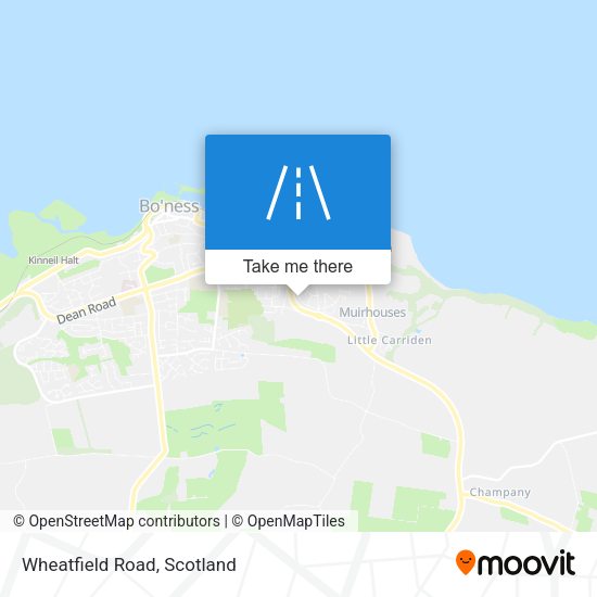 Wheatfield Road map