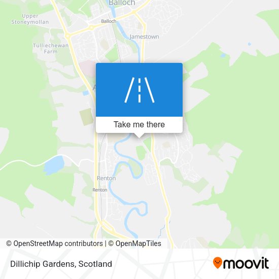 Dillichip Gardens map