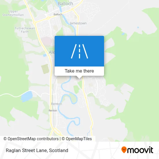 Raglan Street Lane map