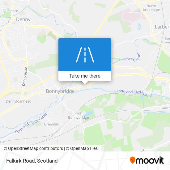Falkirk Road map