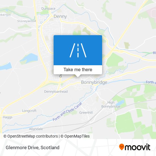 Glenmore Drive map