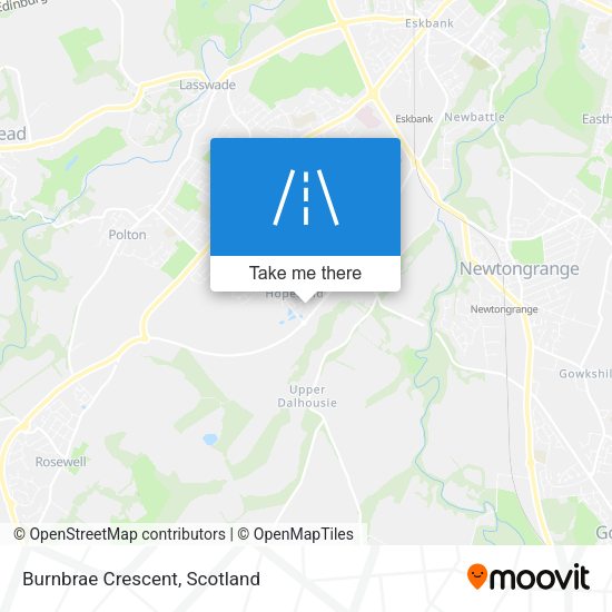 Burnbrae Crescent map