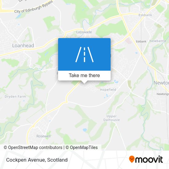 Cockpen Avenue map