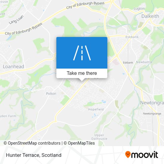 Hunter Terrace map