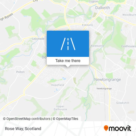 Rose Way map