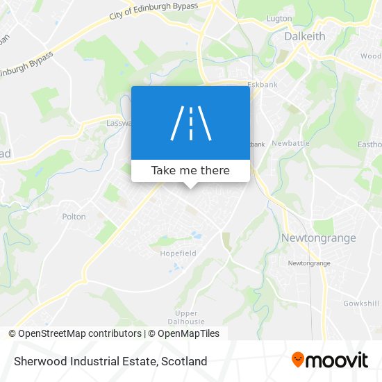 Sherwood Industrial Estate map