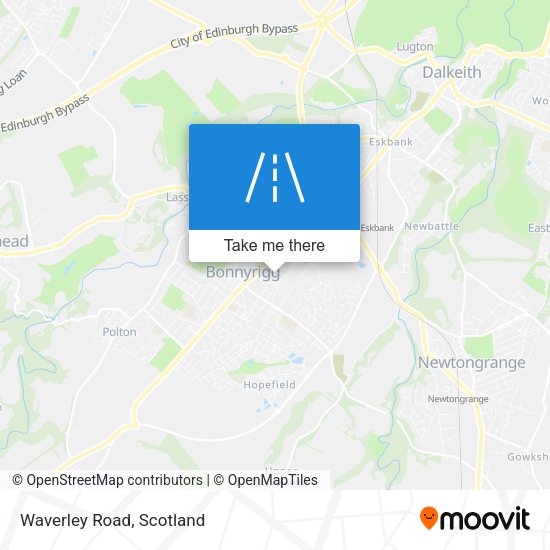 Waverley Road map