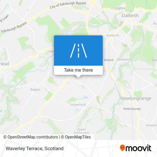 Waverley Terrace map