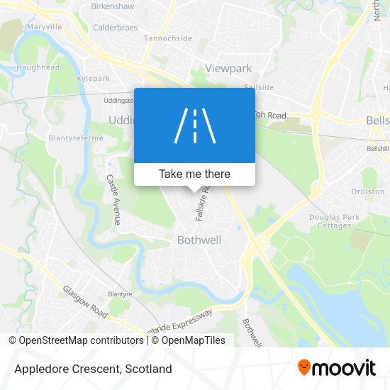 Appledore Crescent map