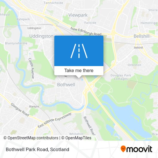 Bothwell Park Road map