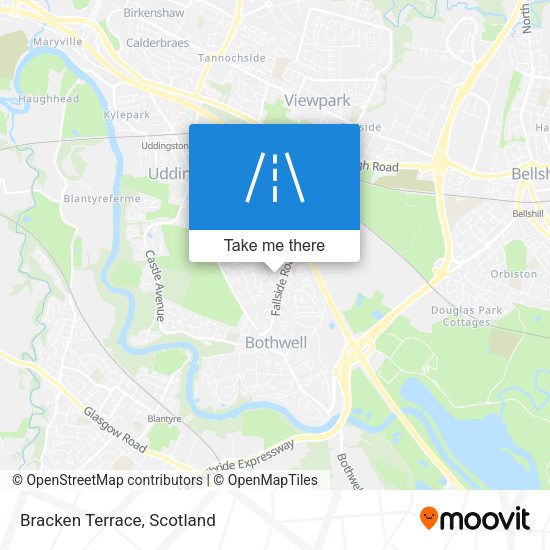 Bracken Terrace map