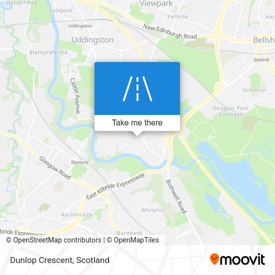 Dunlop Crescent map