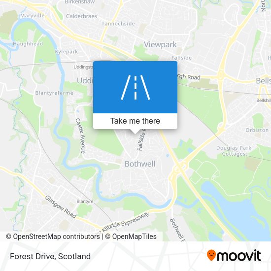 Forest Drive map