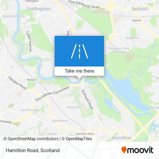 Hamilton Road map
