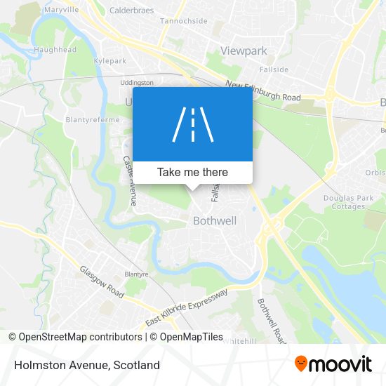 Holmston Avenue map