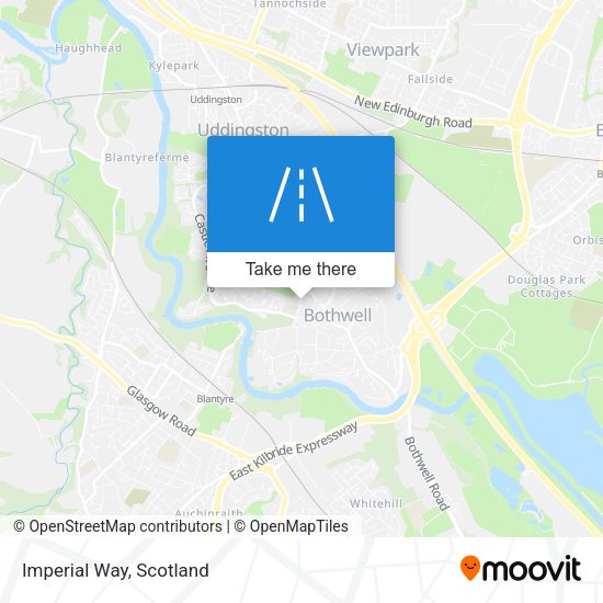 Imperial Way map