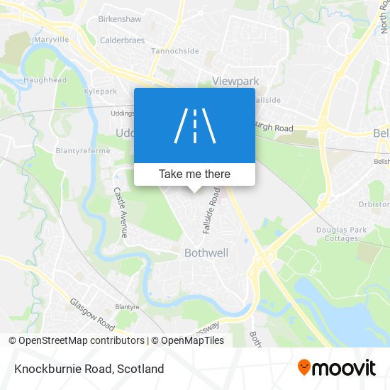 Knockburnie Road map