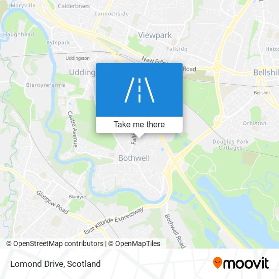 Lomond Drive map