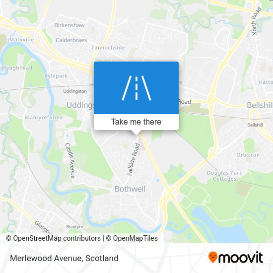 Merlewood Avenue map