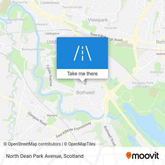 North Dean Park Avenue map