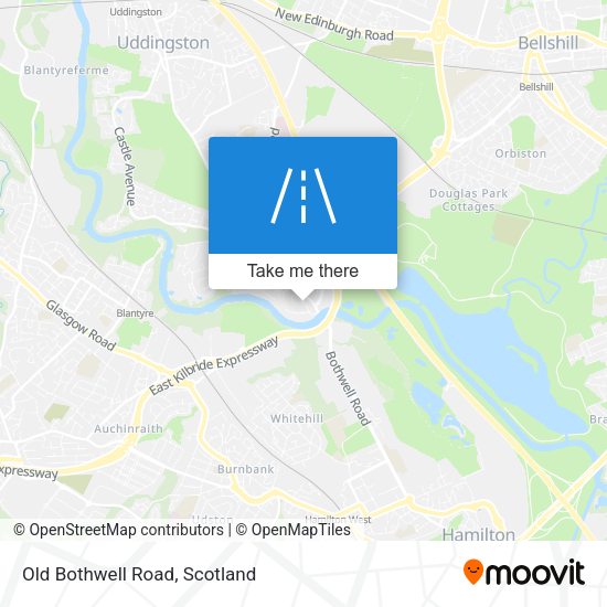 Old Bothwell Road map
