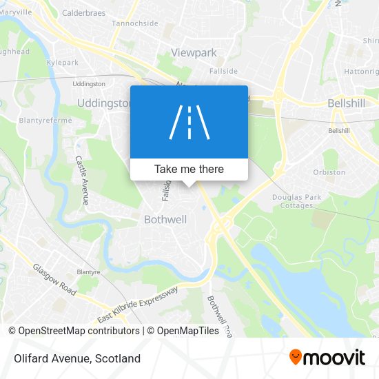 Olifard Avenue map