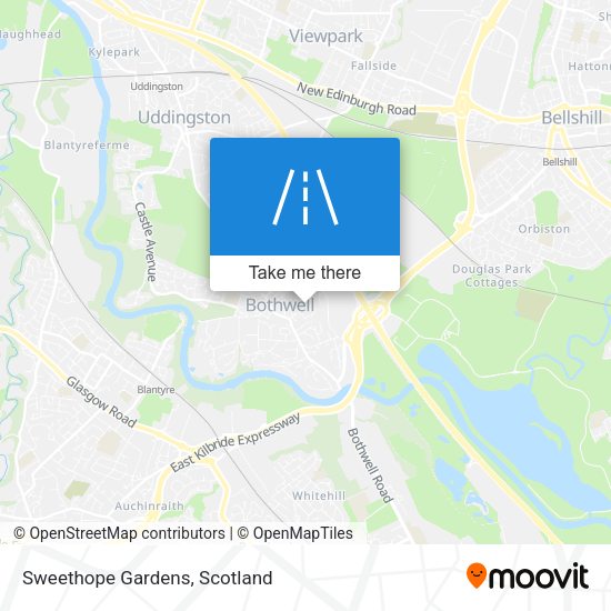 Sweethope Gardens map