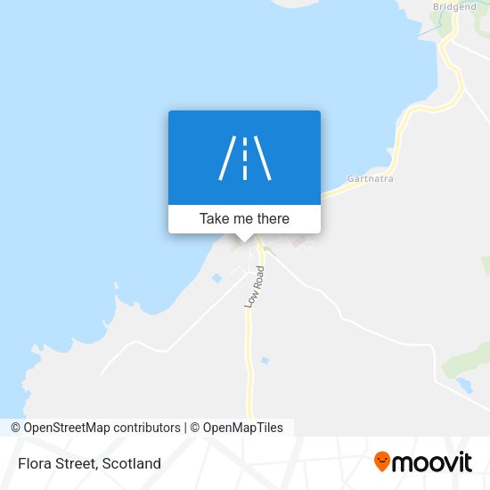 Flora Street map