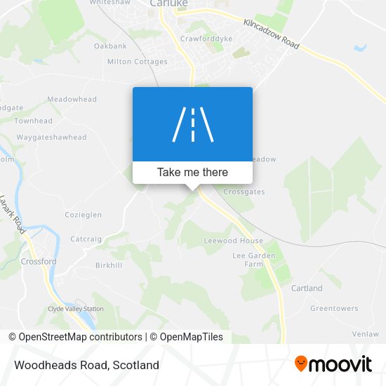 Woodheads Road map