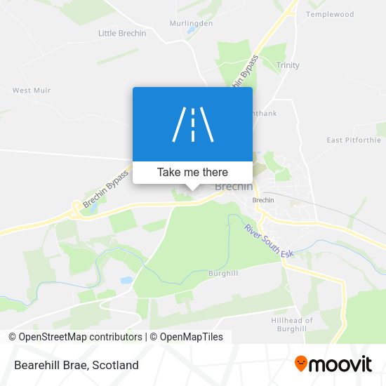Bearehill Brae map